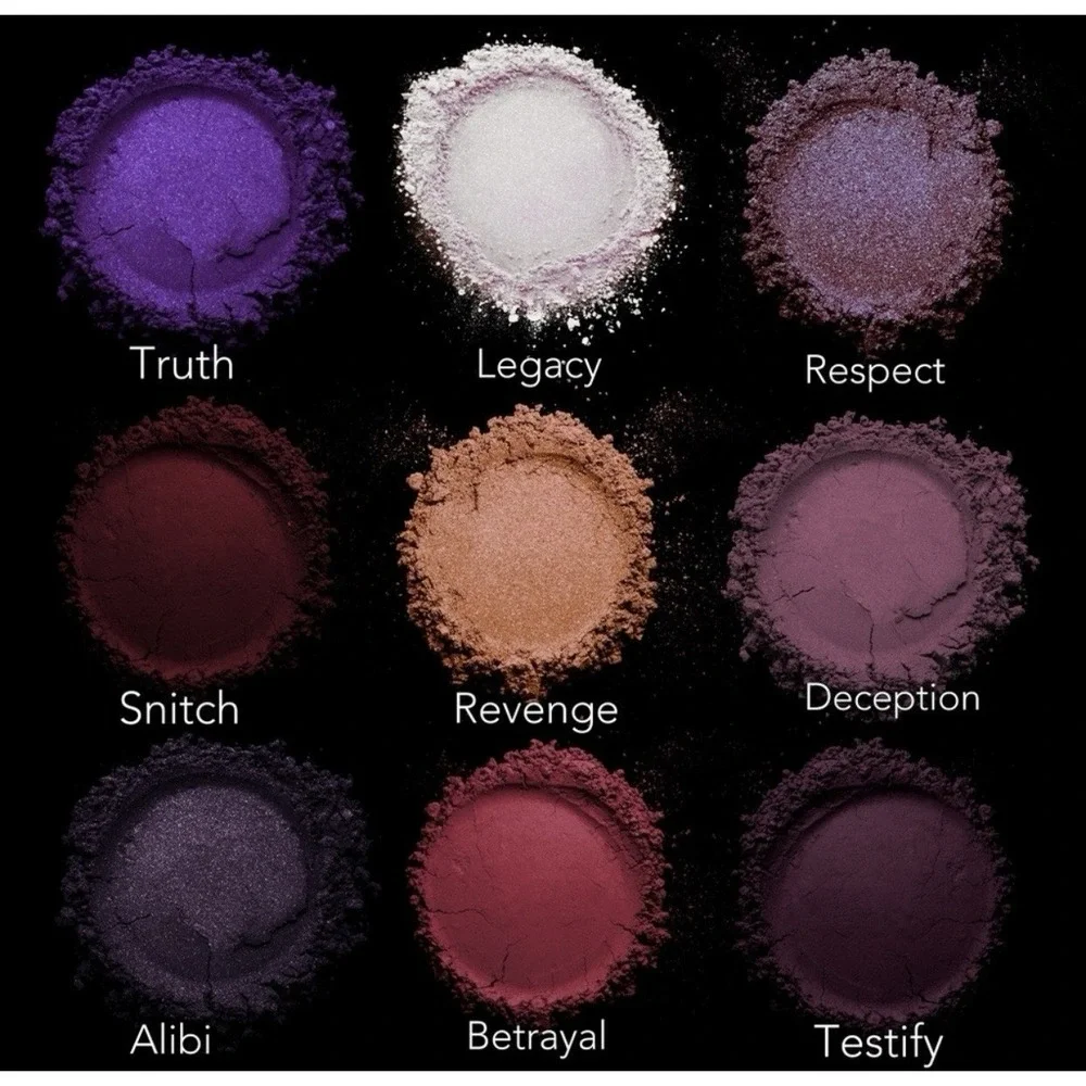 Coloured Raine X Power Eyeshadow Palette‎ – New – Discontinued – Purple Tones